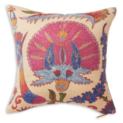 St. Frank Bright Botanical Suzani Decorative Pillow, 20 x 20