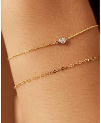 10K Gold Bracelet Set