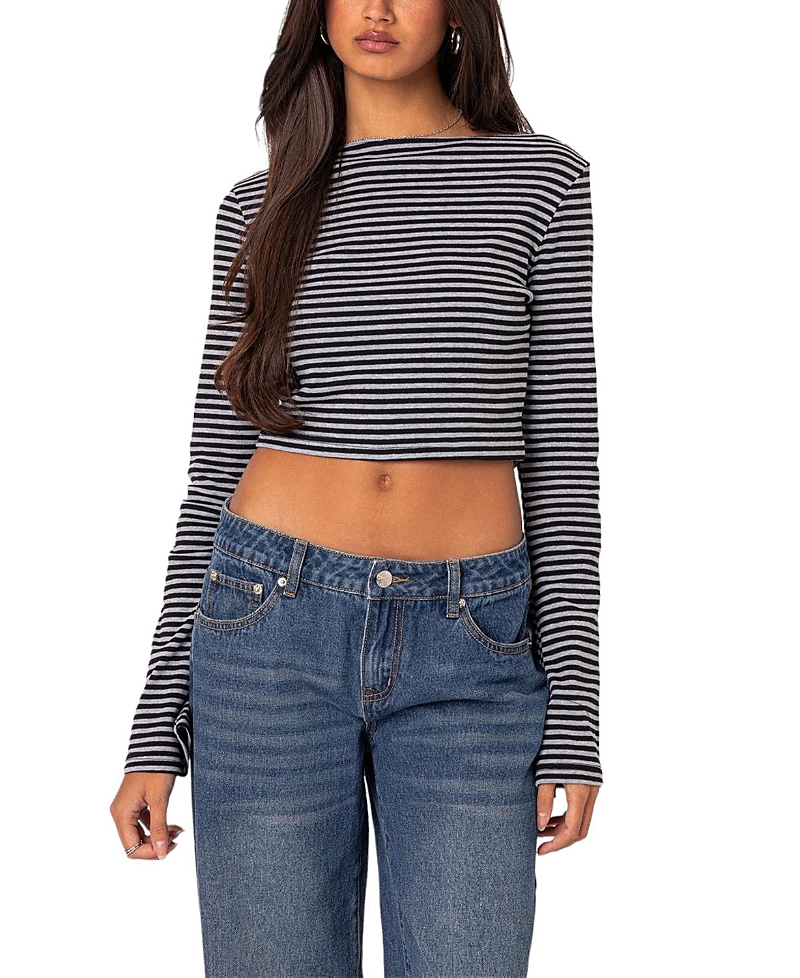 EDIKTED CHARLEE STRIPED TOP