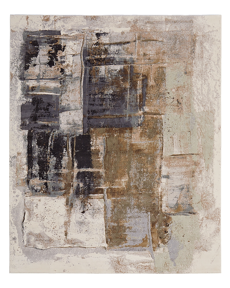 Shop Feizy Clio Clo39luf Area Rug, 5' X 7'6 In Brown/gray