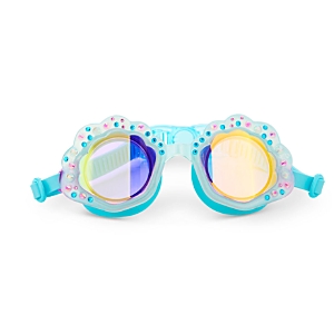 Bling2o Girls' Turquoise Tides Shell Swim Goggles - Ages 2-7 In Turquoise