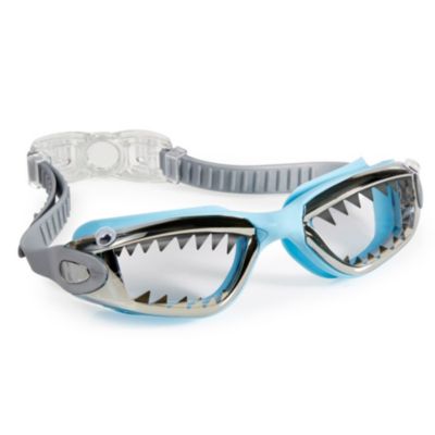  Bling2o Boys Baby Blue Tip Jaws Shark Swim Goggle - Little Kid