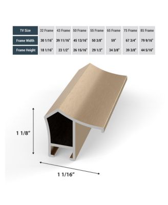 Customizable Alloy Prismatic Frame for Samsung The Frame TV 2021-2023