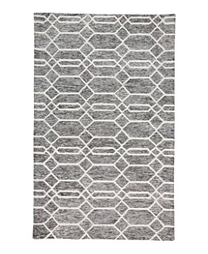 Shop Feizy Belfort 8698777f Area Rug, 2' X 3' In Charcoal/ivory