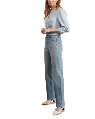 Limited Leigh Straight Leg Jean in Light Wash