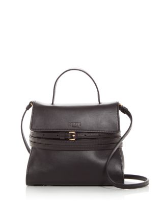Tie Me Small Leather Shoulder Bag