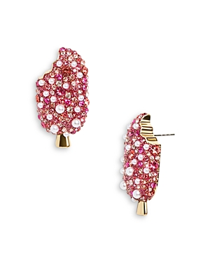 Shop Baublebar The Sweet Life Earrings, 1.3l In Pink/white