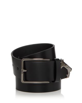 Ferragamo - Men's Gancini Tip Leather Belt