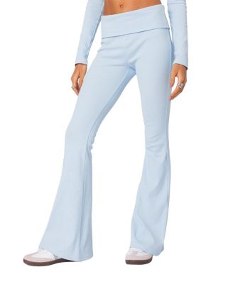 Coffee Break Ribbed Flare Leggings