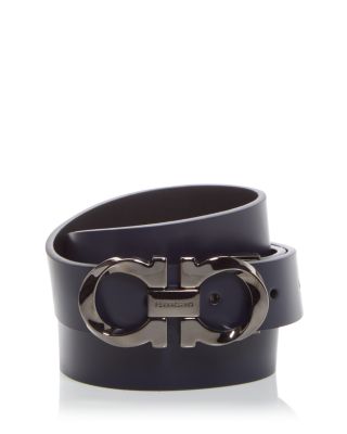 FERRAGAMO - Men's Gancini Reversible Leather Belt
