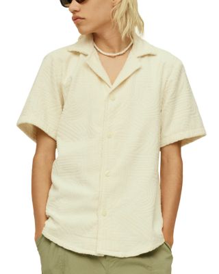 OAS Golconda Cuba Terry Shirt in Cream | Smart Closet