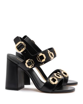 Larroudé - Women's Milan Studded Stappy High Heel Sandals