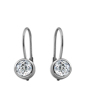 Shop Aqua Cubic Zirconia Drop Earrings - 100% Exclusive In Silver