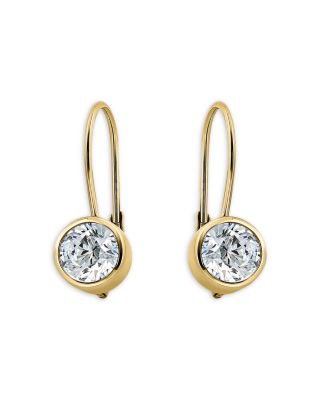 Orecchini A Perno In Argento Sterling Con Cubic Zirconia Azzurra 3 Mm – Confezione Regalo - 3