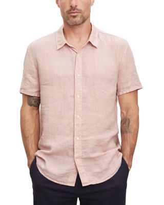 Velvet by Graham & Spencer - Mackie Short Sleeve Regular Fit Linen Shirt
