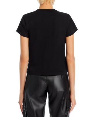 alexanderwang.t Essential Cotton Logo Tee | Bloomingdale's