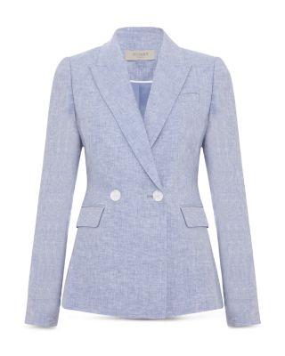 Adina Linen Double Breasted Jacket