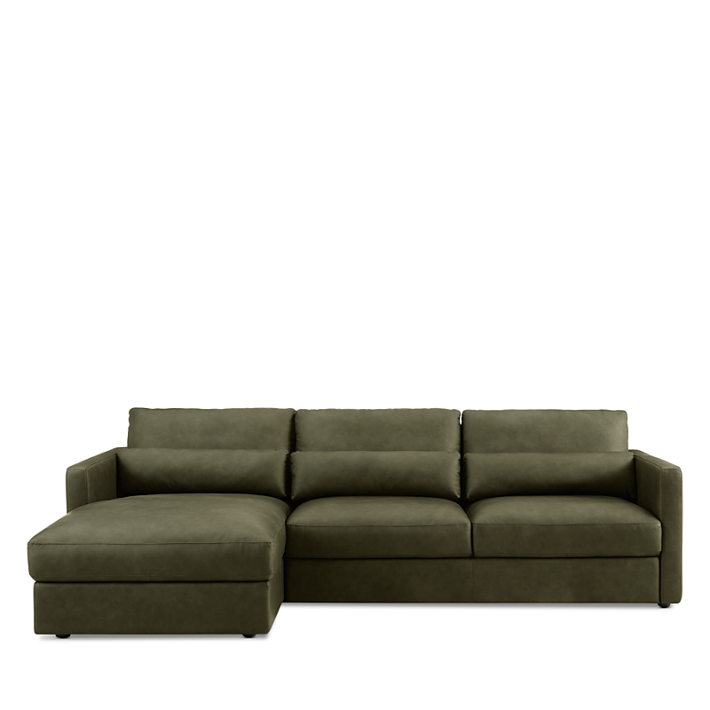 Chateau D'ax Amaro 2 Piece Sectional In Leather