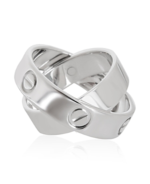 Shop Pre-owned Cartier  Cartier Love 18k White Gold Ring