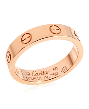 Pre-owned Cartier  Cartier Love 18k Rose Gold Ring
