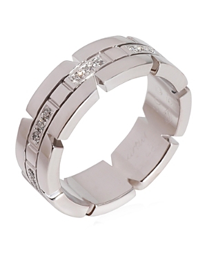 Shop Pre-owned Cartier  Cartier Tank Francaise 18k White Gold Ring