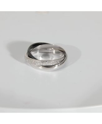 Trinity 18K White Gold Fashion Ring