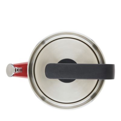 Enameled Steel Induction 2 Qt Whistling Tea Kettle