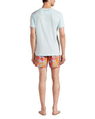 Tahiti Flowers Cotton Logo Tee