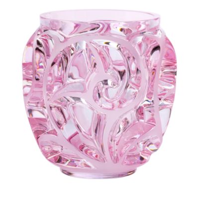 Lalique - Tourbillons Pink Luster Vase