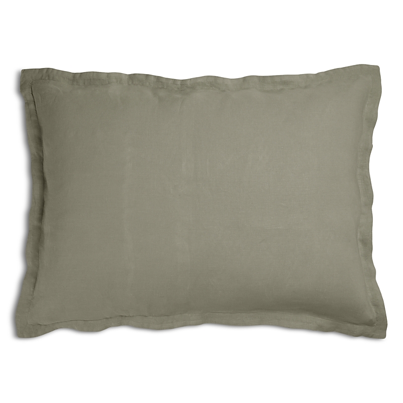 Parachute Linen King Sham, Set Of 2 In Moss