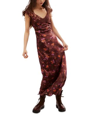 knee length dresses for ladies Free People Butterfly Babe Midi Dress