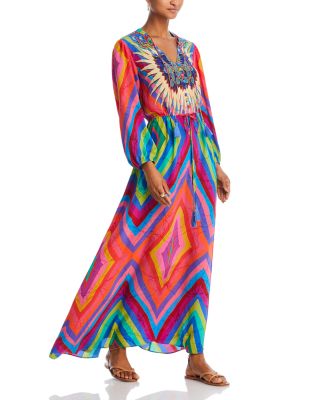 MODA BARONESSA - Palm Beach Silk Caftan
