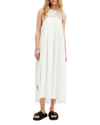 ALLSAINTS Corrs Crochet Trim Maxi Dress | Bloomingdale's Women