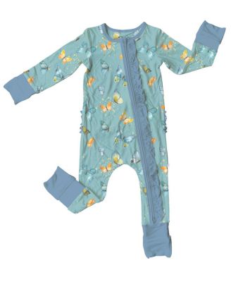 Laree + Co - Girls' Parvana Bamboo Ruffle Convertible Footie - Baby