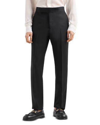 スーツ Emporio Armani basic trousers Emporio Armani Mid-Rise Straight-Leg Trousers | Neiman Marcus