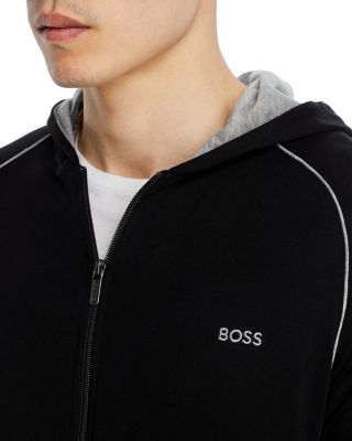 Mix &amp; Match Cotton Blend Full Zip Hooded Jacket