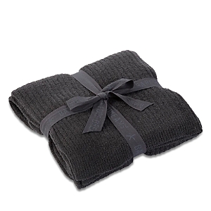 Shop Barefoot Dreams Cozychic Lite Ribbed Throw In Carbon