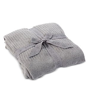 Shop Barefoot Dreams Cozychic Lite Ribbed Throw In Pewter