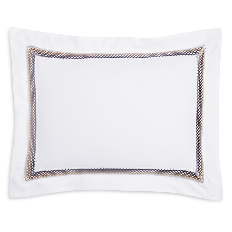 Amalia Home Collection Douro Boudoir Sham In White/greige