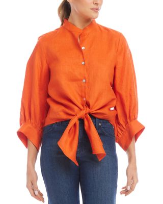 Karen Kane Tie Front Top