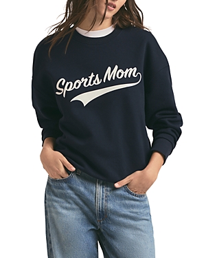 Shop Favorite Daughter The Sports Mom Sweatshirt In Navy