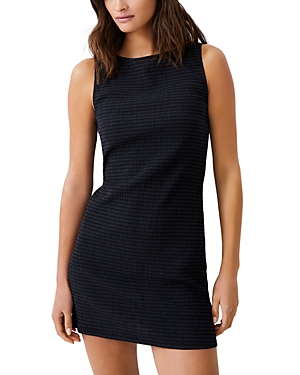 Shop French Connection Rachael Textured Dress In Black