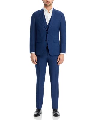 H-Huge 3-Piece Tic Weave Slim Fit Suit