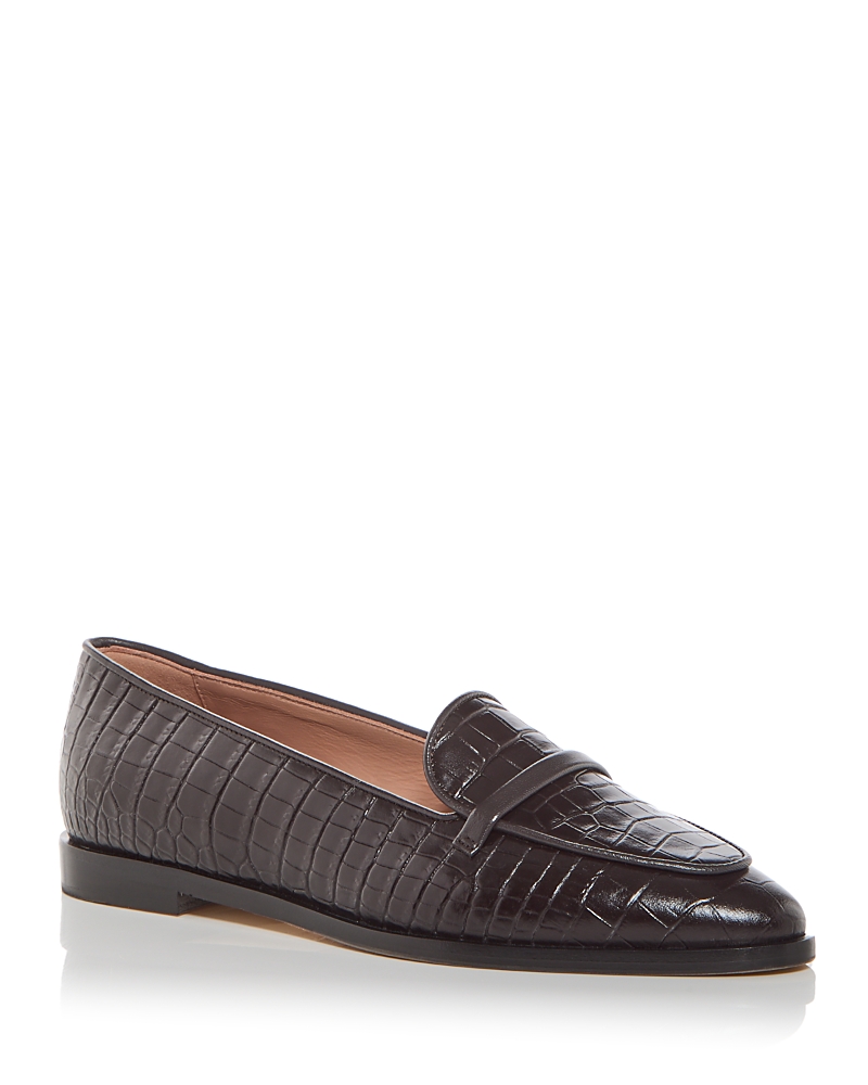 Malone Souliers Barry Embossed Leather Loafers In Embossed Croc