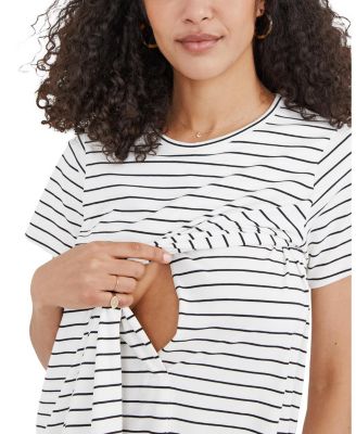 The Maternity Easy Going Nursing T-Shirt Midi Dress