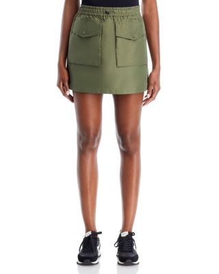 Taffeta Cargo Skirt