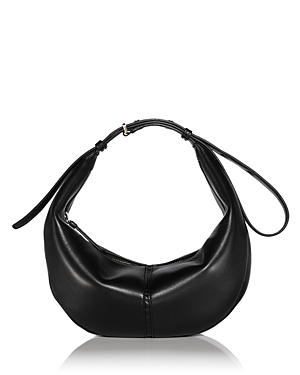 Proenza Schouler Slide Paneled Leather Shoulder Bag In Black/silver