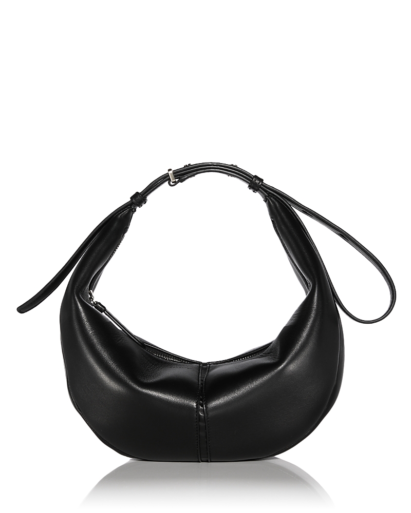 Proenza Schouler Slide Paneled Leather Shoulder Bag In Black