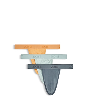 Shop 2(x)ist Cotton Thong, Pack Of 3 In Buff Orang
