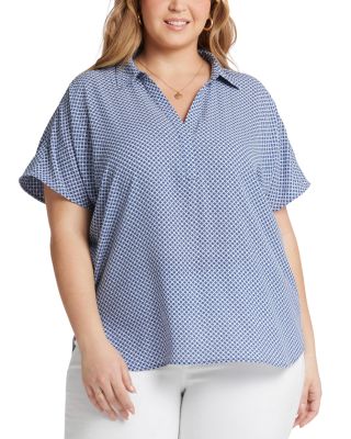 Nydj Plus Size Becky Blouse